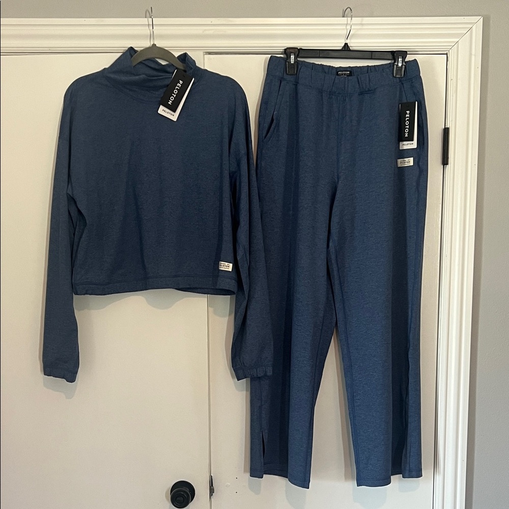 Peloton Blue Track Pants & Joggers Set